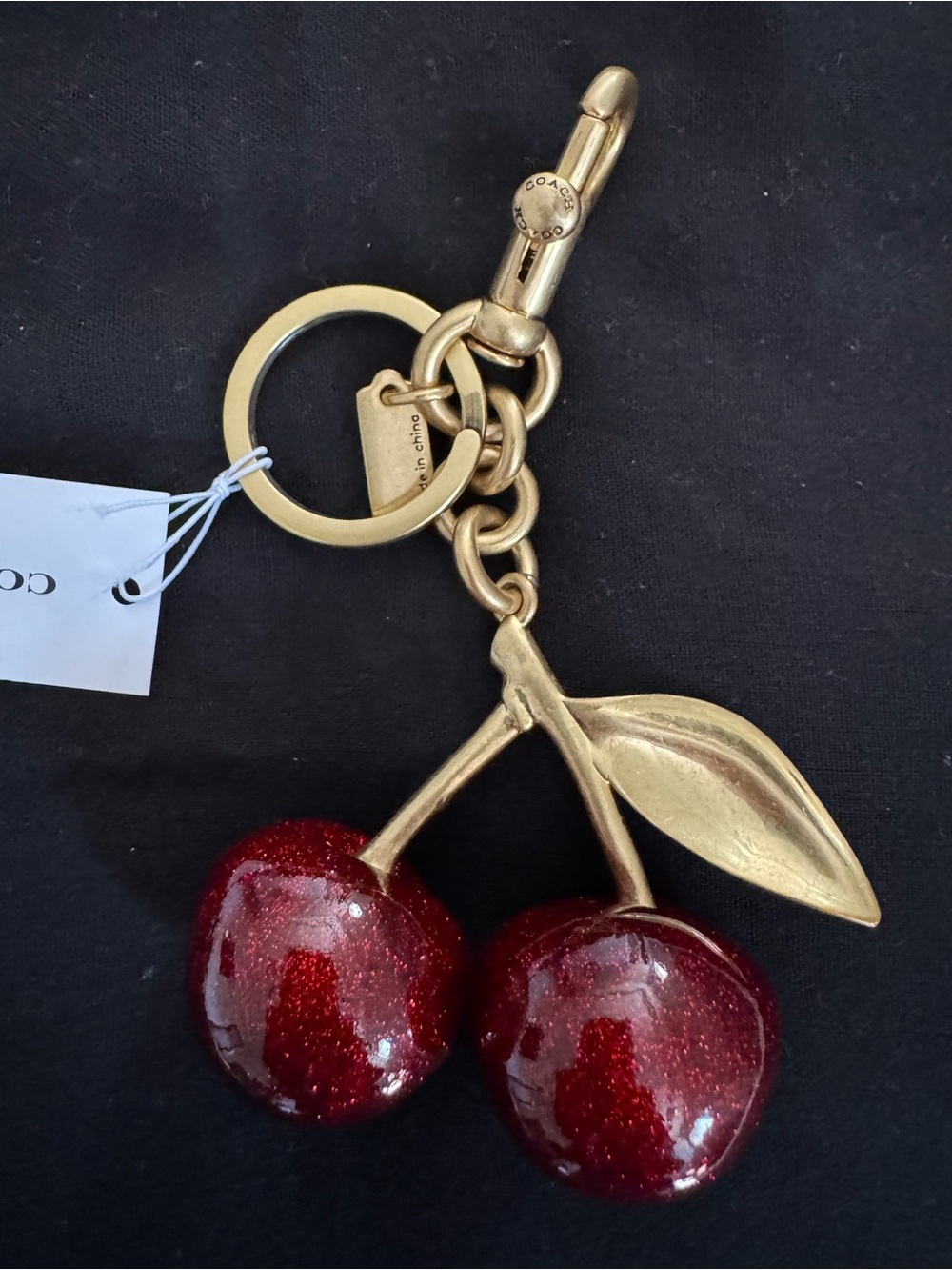 Coach Cherry Bag Charm - Picture 3 of 3